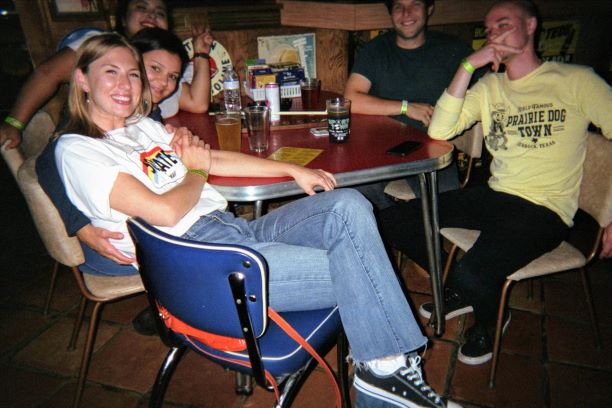 group photo at a dive bar in orlando fl