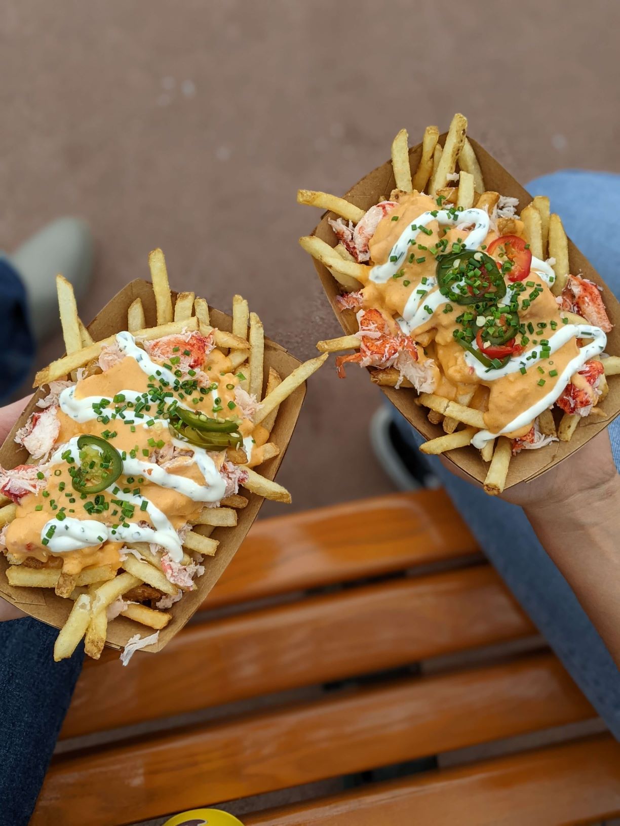 lobster poutine from canada festival of the arts epcot
